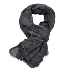 E270 2019 New Style Men's Stripe Scarves Winter Warm Solid Color Cotton Linen Scarf