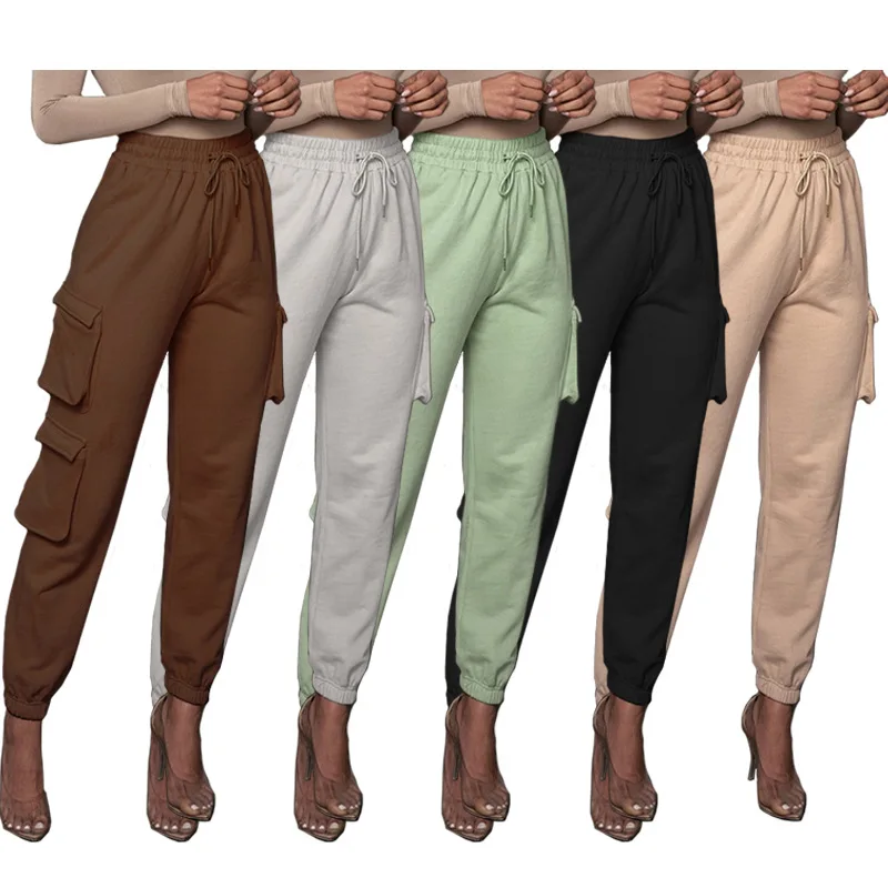 HGL-1653 Fashion Women'S Solid Color Trousers With Pockets And Tie-Ups Sports Casual Pants, 5 colors
HGL-1653 Fashion Women'S Solid Color Trousers With Pockets And Tie-Ups Sports Casual Pants, 5 colors