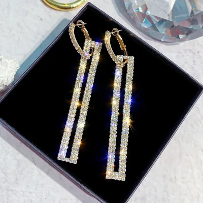 2019 Wholesale Earring Square Gold Women's Gender Drop Earring Type Gold Plated Rhinestone Drop Earrings
2019 Wholesale Earring Square Gold Women's Gender Drop Earring Type Gold Plated Rhinestone Drop Earrings