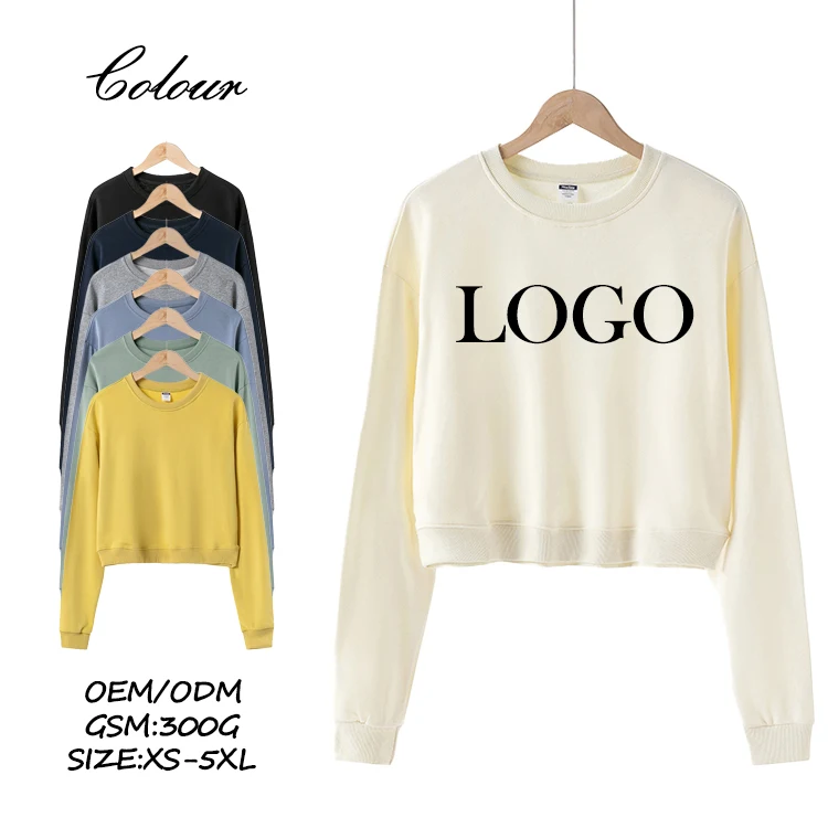Wholesale Lady Sweater In Stock New Fashion Custom Drawstring Embossed Pullover French Terry Crop Sweatshirt
Wholesale Lady Sweater In Stock New Fashion Custom Drawstring Embossed Pullover French Terry Crop Sweatshirt