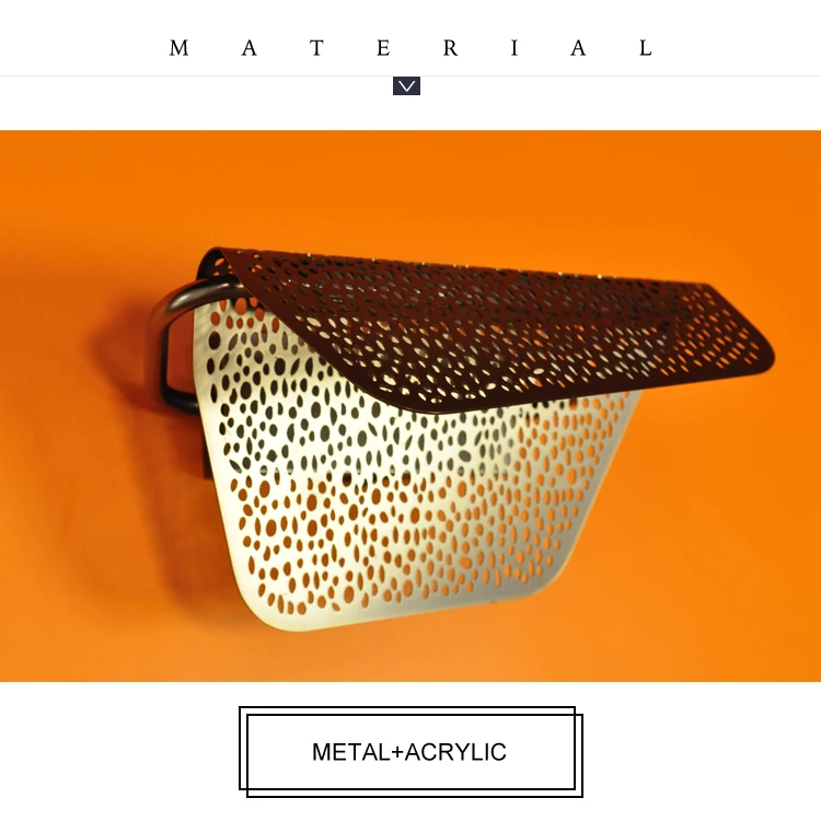 China Manufacturer Bedroom Modern Metal&acrylic Finish Wall Light