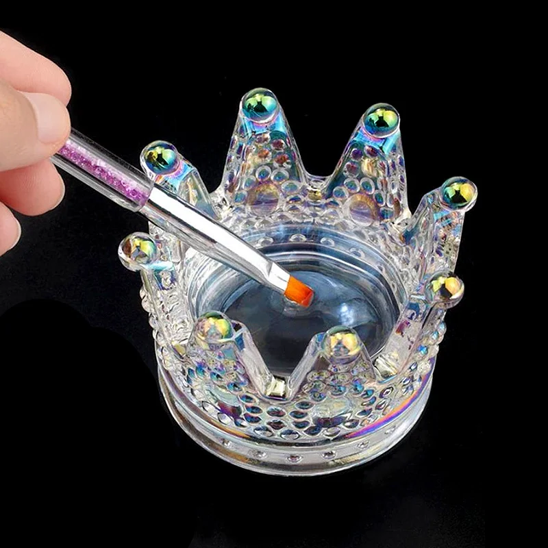 New Japanese Style Nail Pen Holder Glass Phnom Penh Crown Sakura Crystal Cup Color Palette Jewelry Storage Tool, Clear
New Japanese Style Nail Pen Holder Glass Phnom Penh Crown Sakura Crystal Cup Color Palette Jewelry Storage Tool, Clear