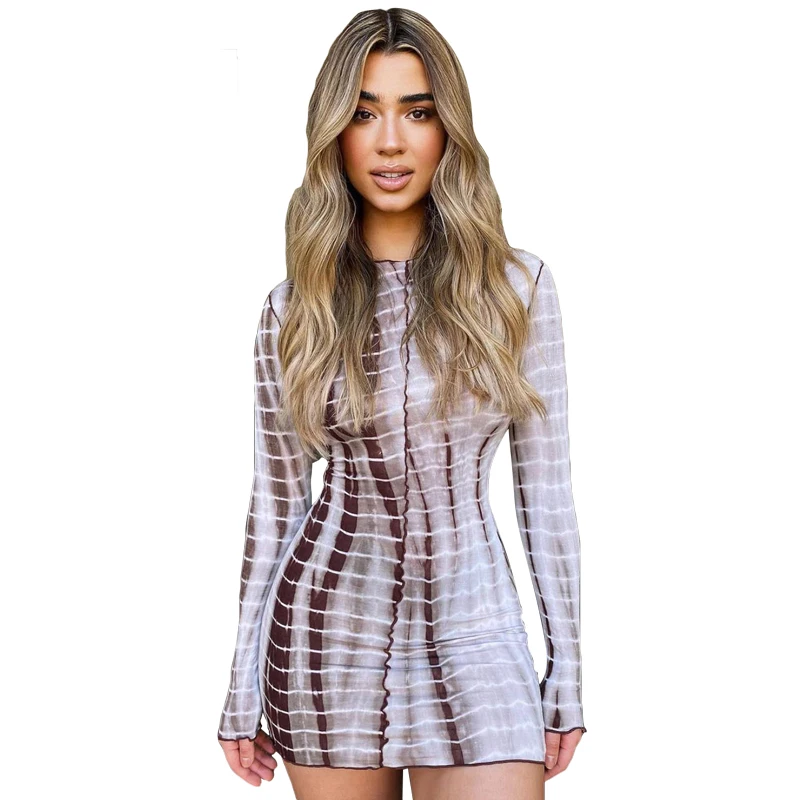 Nibber D1738004 Sexy Fashion Slim Street Casual vestido Sexy Stripe Print Bodycon Mini vestido Party Women dress simple
Nibber D1738004 Sexy Fashion Slim Street Casual vestido Sexy Stripe Print Bodycon Mini vestido Party Women dress simple