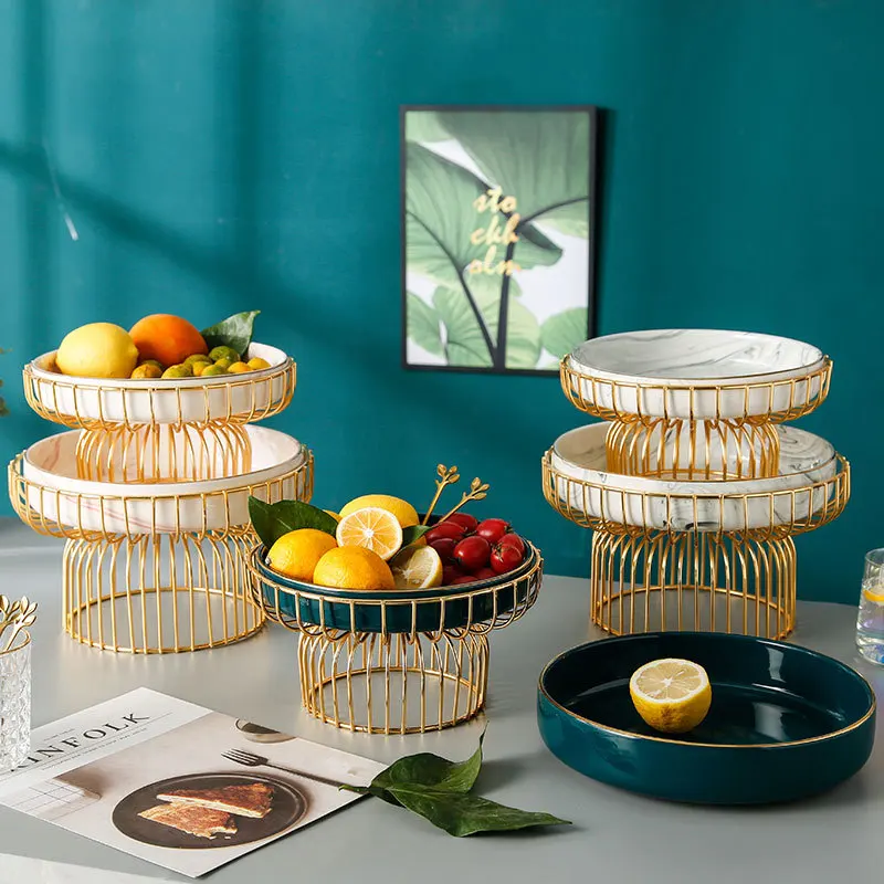 Factory direct light luxury iron frame fruit tray household snacks candy ceramic tray hotel metal tray cake display stand, Blue/white
Factory direct light luxury iron frame fruit tray household snacks candy ceramic tray hotel metal tray cake display stand, Blue/white
