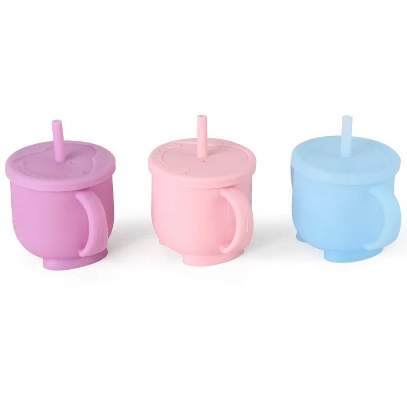Eco Friendly Infant Pacifier Training Snack Cup Spill-proof Silicone Kids Sippy Cup, Custom colors
Eco Friendly Infant Pacifier Training Snack Cup Spill-proof Silicone Kids Sippy Cup, Custom colors