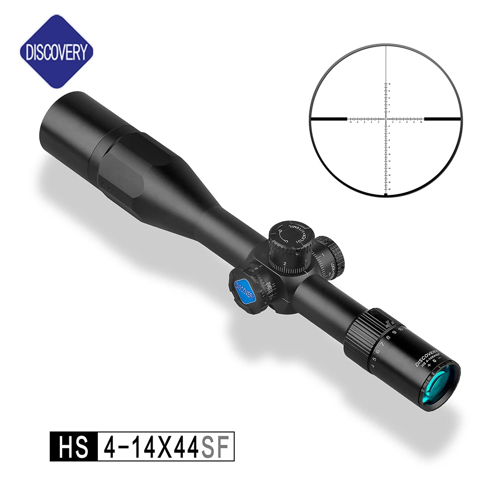 Discovery Optics Hunting Equipment First Focal Plan Riflescope New HS 4-14X44SF, Ultralight Design
Discovery Optics Hunting Equipment First Focal Plan Riflescope New HS 4-14X44SF, Ultralight Design