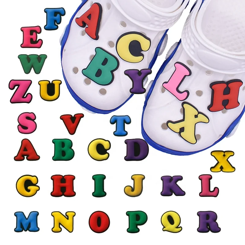 Original PVC Shoe Buckle Accessories DIY Combination English Alphabet Shoes Decoration for Charms
Original PVC Shoe Buckle Accessories DIY Combination English Alphabet Shoes Decoration for Charms