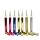empty applicators eyelash liquid tube cosmetic lip gloss container 2ml 5ml twist pens with brush tip