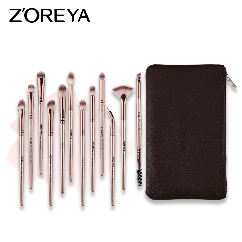 High Quality 12pcs Brown Private Label Makeup Eye Brush Set Eyebrow Brush Eyelash Brush
High Quality 12pcs Brown Private Label Makeup Eye Brush Set Eyebrow Brush Eyelash Brush