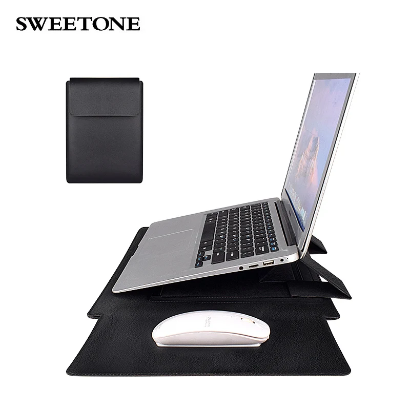 Custom Pu Leather Laptop Case Sleeve Laptop Cover Bag For MacBook Air 13 14 15 Inch With Stand, Black
Custom Pu Leather Laptop Case Sleeve Laptop Cover Bag For MacBook Air 13 14 15 Inch With Stand, Black