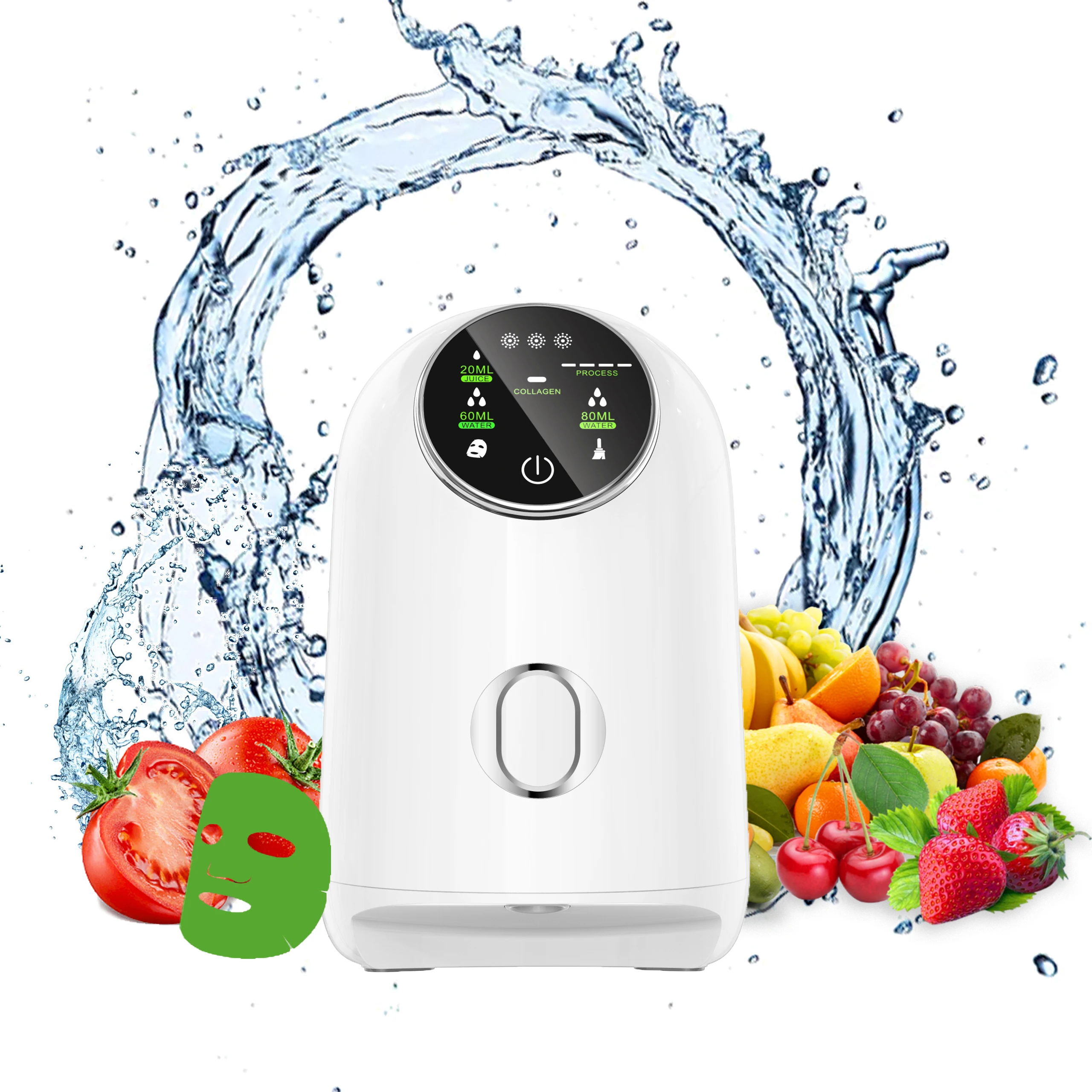 diy electric fruit mask making machine collagen tablet for fruit mask machine ,mask maker, White, customized color
diy electric fruit mask making machine collagen tablet for fruit mask machine ,mask maker, White, customized color