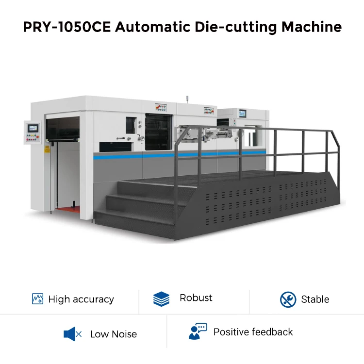 PRY-1050CE 380V 7500 S/h Flat Bed Corrugated Cardboard Paper Automatic Die-Cutting Machine Stripping Motor Gear Core Components details