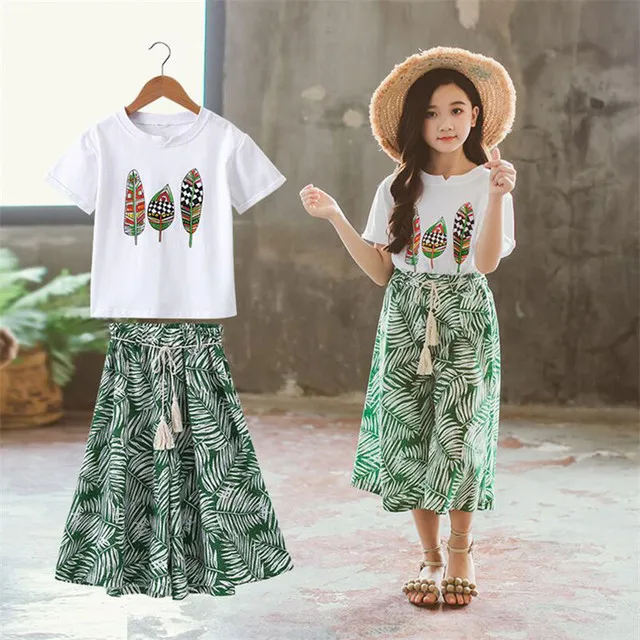 Summer 2021 Baby Girls Clothes Sets Outfits Kids Short Sleeve +Pants Child Clothing Set 3 4 5 6 7 8 9 10 11 12 Years
Summer 2021 Baby Girls Clothes Sets Outfits Kids Short Sleeve +Pants Child Clothing Set 3 4 5 6 7 8 9 10 11 12 Years