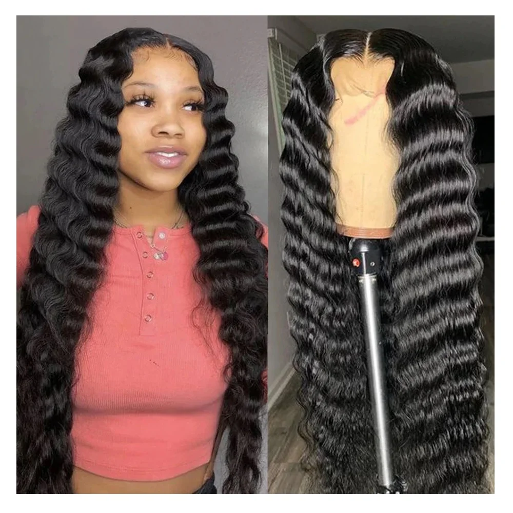 VENUSWIG Wholesale Virgin Brazilian Human Hair 13x4 Lace Front Wig Deep Wave Human Hair Lace Front Wigs For Black Women
VENUSWIG Wholesale Virgin Brazilian Human Hair 13x4 Lace Front Wig Deep Wave Human Hair Lace Front Wigs For Black Women