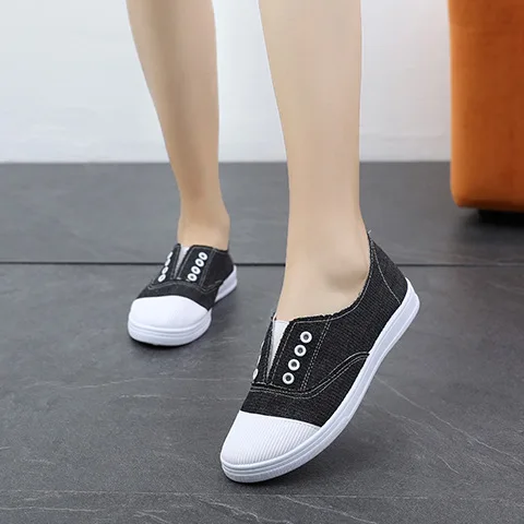 Fashion Women Sneakers Casual Flat denim Shoes women's Ladies Comfort Canvas Platform Shoes
Fashion Women Sneakers Casual Flat denim Shoes women's Ladies Comfort Canvas Platform Shoes