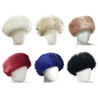 Faux Fur Headband with Elastic for Women's Winter Earwarmer Earmuff