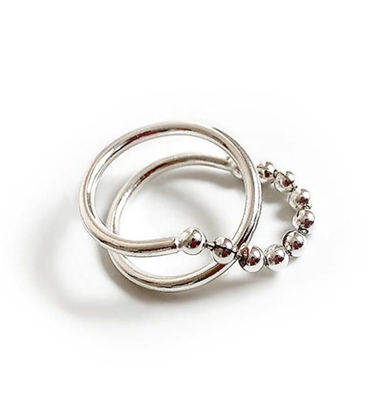 Charare temperament fashion simple bead line irregular silver plated ring hollow circle rings jewelry women 2020, Picture shows
Charare temperament fashion simple bead line irregular silver plated ring hollow circle rings jewelry women 2020, Picture shows