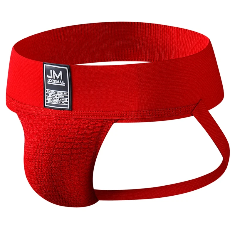 JOCKMAIL sexy jockstraps fashion low waist g-string large size solid color thonsg, Red/white/green/blue/black
JOCKMAIL sexy jockstraps fashion low waist g-string large size solid color thonsg, Red/white/green/blue/black