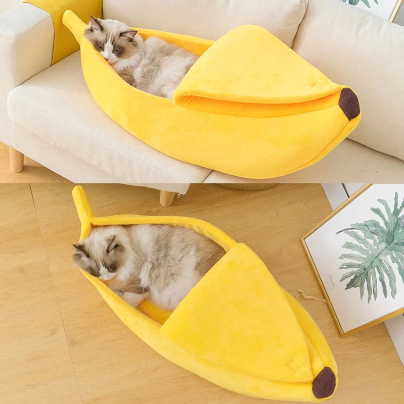 Funny Banana Cat Bed House Cute Cozy Cat Mat Beds Warm Durable Portable Pet Basket Kennel Dog Cushion Cat Bed
Funny Banana Cat Bed House Cute Cozy Cat Mat Beds Warm Durable Portable Pet Basket Kennel Dog Cushion Cat Bed