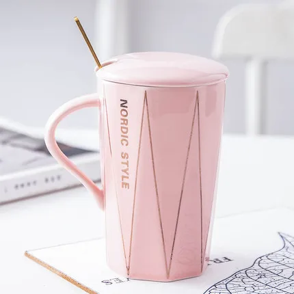 Nordic style creative couples ceramic mug with cover spoon trend men and women home drinking cups personalized milk cups
Nordic style creative couples ceramic mug with cover spoon trend men and women home drinking cups personalized milk cups