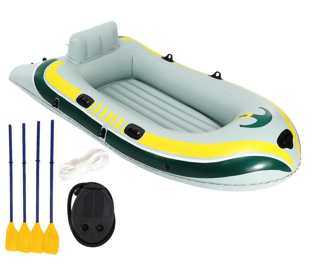 High Speed PVC rubber boat fishing inflatable rubber motor boat, Green
High Speed PVC rubber boat fishing inflatable rubber motor boat, Green