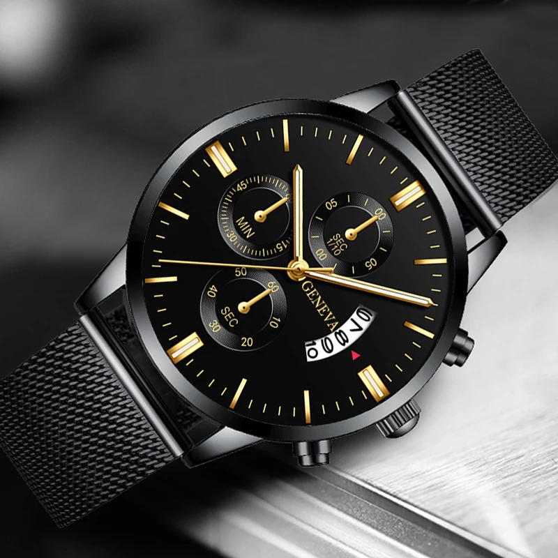 Luxury Men's Fashion Business Calendar Watches Luxury Stainless Steel Mesh Belt Analog Quartz Watch Relogio Masculino
Luxury Men's Fashion Business Calendar Watches Luxury Stainless Steel Mesh Belt Analog Quartz Watch Relogio Masculino