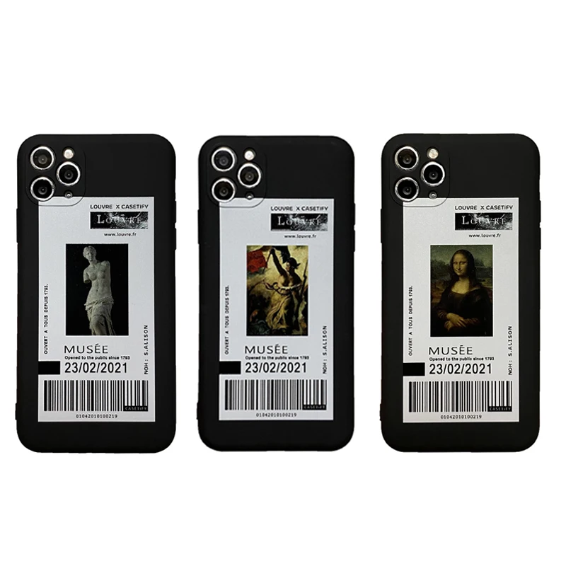 Funny famous paintings tpu protective shell phone case for iphone x xr xs 11 12 pro max, Multi colors
Funny famous paintings tpu protective shell phone case for iphone x xr xs 11 12 pro max, Multi colors