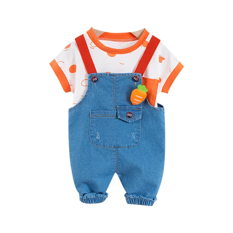 Hot sale girl candy color polka dot pattern cute T-shirt top and blue denim suspenders casual shorts girl suit, Picture
Hot sale girl candy color polka dot pattern cute T-shirt top and blue denim suspenders casual shorts girl suit, Picture
