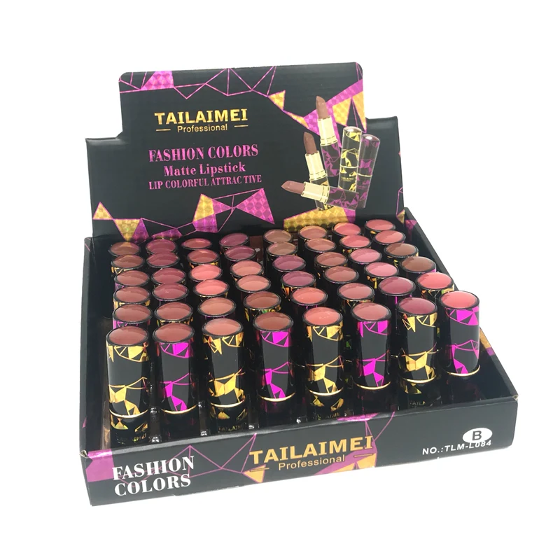 Tailaimei Private Label 24 Colors Fashion Lipstick Vendors Wholesale Tint Lip Balm Makeup Vegan Matte Lipstick OEM
Tailaimei Private Label 24 Colors Fashion Lipstick Vendors Wholesale Tint Lip Balm Makeup Vegan Matte Lipstick OEM