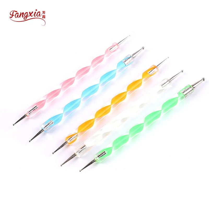 Professional Wholesale Customized Two-way 5pcs/set Swirl Marbleizing Nail Art Tool Nail Dotting Pen
Professional Wholesale Customized Two-way 5pcs/set Swirl Marbleizing Nail Art Tool Nail Dotting Pen
