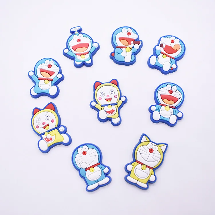 2021 hot new product pvc detachable cute cartoon children's Doraemon shoes charm, As picture/custom 
2021 hot new product pvc detachable cute cartoon children's Doraemon shoes charm, As picture/custom