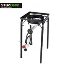 Detachable Leg Stove Heavy Duty Cast Iron Burner Gas Cooktop