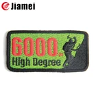 Custom self-adhesive security embroidery Polo patch badge wholesale