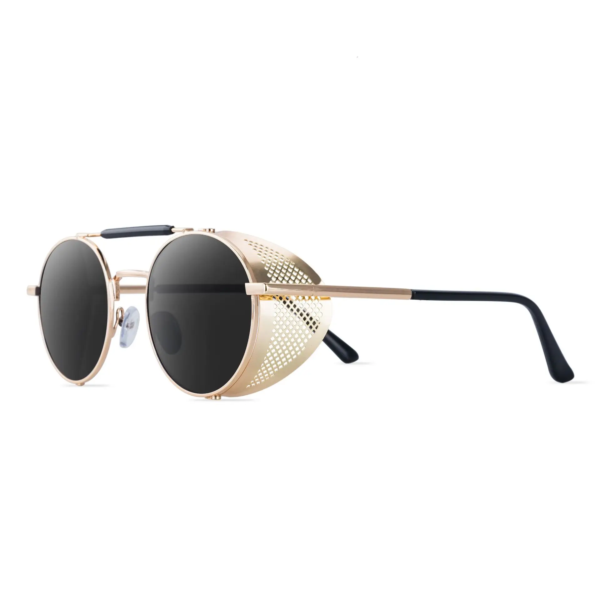 2020 Steampunk Sunglasses Round Designer Steam Punk Metal Retro Sunglasses Men Women UV400, As picture
2020 Steampunk Sunglasses Round Designer Steam Punk Metal Retro Sunglasses Men Women UV400, As picture
