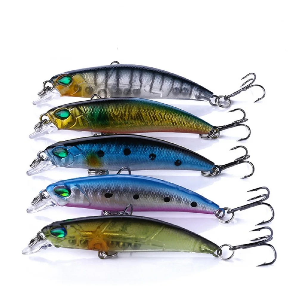 Minnow Lure Bait Bionic Bait 70mm/4g ABS Freshwater Bait Hard Fishing Accessories, Various
Minnow Lure Bait Bionic Bait 70mm/4g ABS Freshwater Bait Hard Fishing Accessories, Various