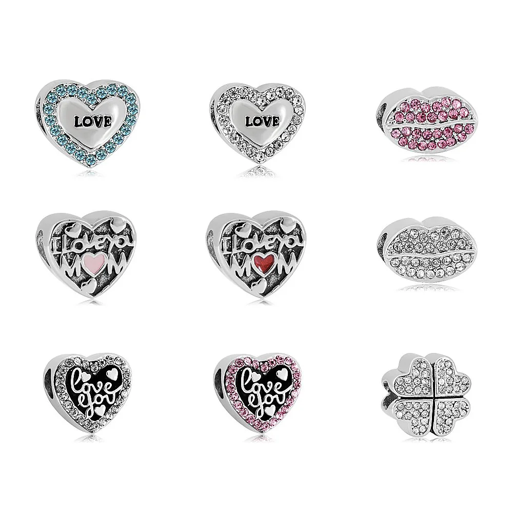 Qings Stainless Steel Heart Shape Four leaf clover designer charms for diy bracelet, Picture
Qings Stainless Steel Heart Shape Four leaf clover designer charms for diy bracelet, Picture