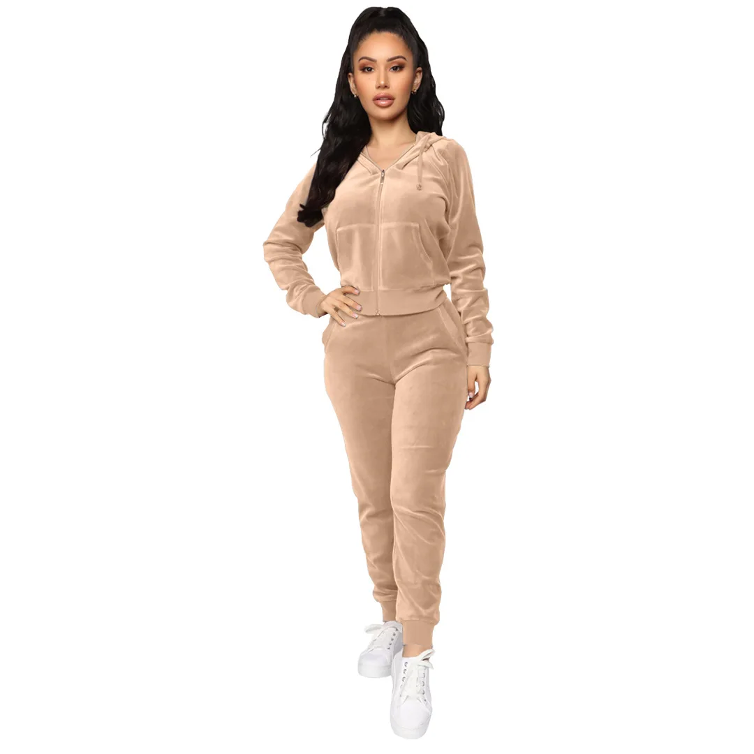 Girls Velour Tracksuits Design Women New Arrival Tracksuit 2 Piece Set Top And Pants Velvet Sweatsuit Tracksuit
Girls Velour Tracksuits Design Women New Arrival Tracksuit 2 Piece Set Top And Pants Velvet Sweatsuit Tracksuit