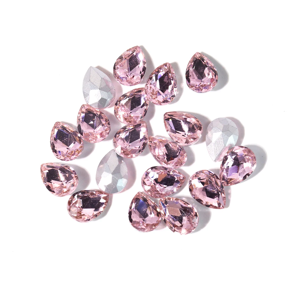 Wholesale Bulk Glass Crystal Rhinestone Teardrop Flat Back Non Hot Fix Loose Rhinestone
Wholesale Bulk Glass Crystal Rhinestone Teardrop Flat Back Non Hot Fix Loose Rhinestone
