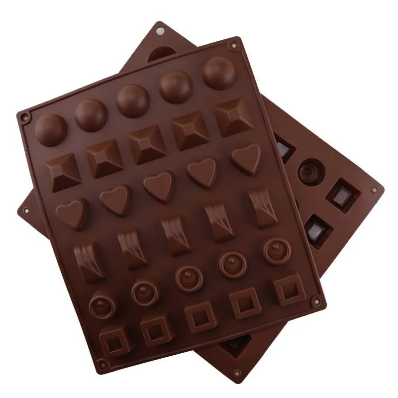 30 Holes Food Grade Silicone Chocolate Molds Candy Mold Baking Mold For Jelly Snack Pot Chocolate Gummy Gummies
30 Holes Food Grade Silicone Chocolate Molds Candy Mold Baking Mold For Jelly Snack Pot Chocolate Gummy Gummies