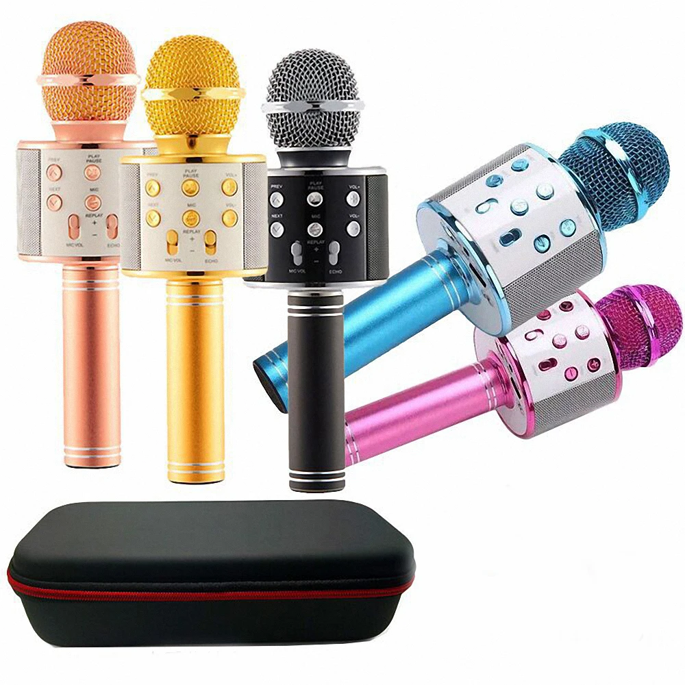 uhf studio ktv wireless WS858 microphone condenser professional for phone clamp toy, Black, pink, gold, rose-gold
uhf studio ktv wireless WS858 microphone condenser professional for phone clamp toy, Black, pink, gold, rose-gold
