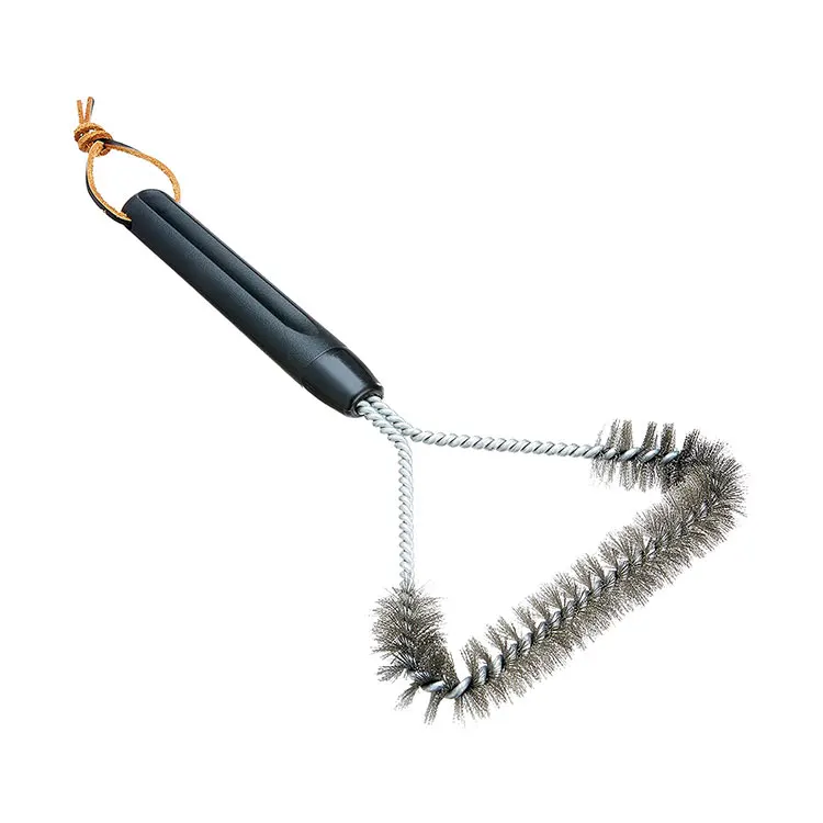 Hot sale stainless steel 12 inch three side barbecue brush BBQ steel wire barbecue shelf cleaning brush, Black/white
Hot sale stainless steel 12 inch three side barbecue brush BBQ steel wire barbecue shelf cleaning brush, Black/white