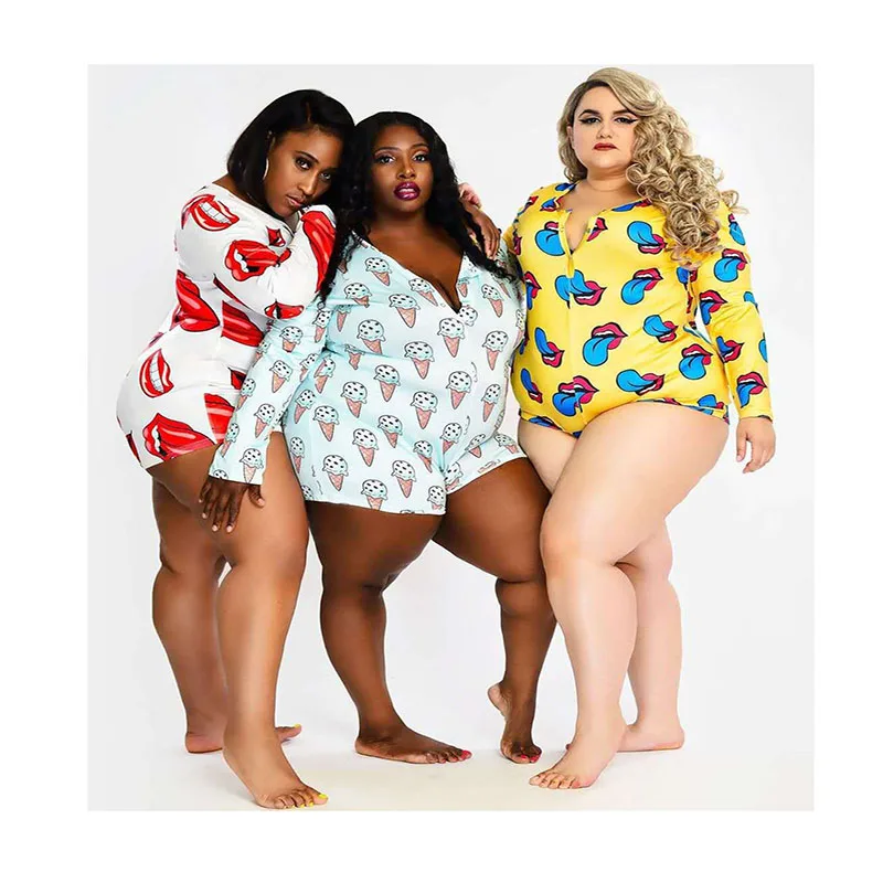 4011 Hot Fat Lady Fall Pajamas Women's Sleepwear Casual Print Romper Button Women Plus Size Adult Onesie Pajamas 5xl, 12
4011 Hot Fat Lady Fall Pajamas Women's Sleepwear Casual Print Romper Button Women Plus Size Adult Onesie Pajamas 5xl, 12