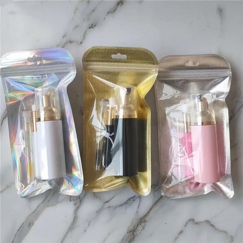 Private label no irritation deep cleaning eyelash extension cleanser lash shampoo organic eyelash shampoo kit, White, gold, rose gold
Private label no irritation deep cleaning eyelash extension cleanser lash shampoo organic eyelash shampoo kit, White, gold, rose gold