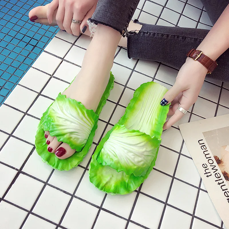 For Women Female Slates Women's Slippers Home Bathroom Funny Shoes Cabbage Sandals For Women And Ladies, 6 colors 
For Women Female Slates Women's Slippers Home Bathroom Funny Shoes Cabbage Sandals For Women And Ladies, 6 colors