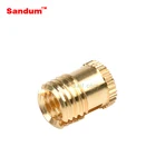 Round press-in threaded insert nut m3 for phone case