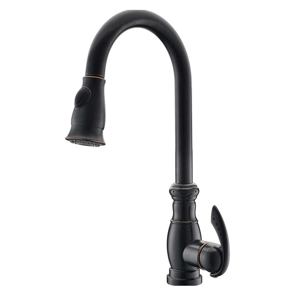 Project Hot Sale Hot and Cold Water Tap Chrome Finish Lead-Free Brass Sink Mixer Single Handle UPC Kitchen Faucet