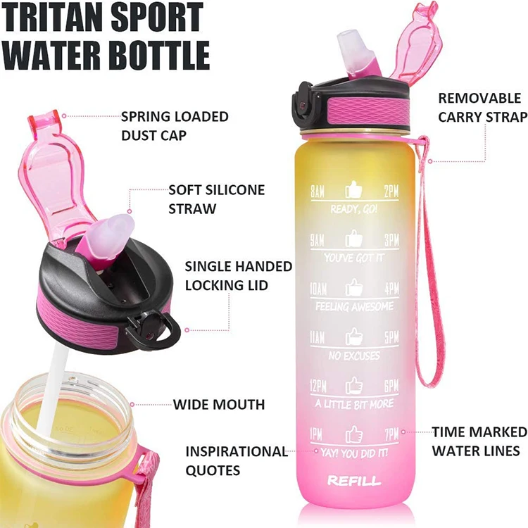 2021 time marker customised plastic gym fitness workout bpa free water bottle motivational
2021 time marker customised plastic gym fitness workout bpa free water bottle motivational