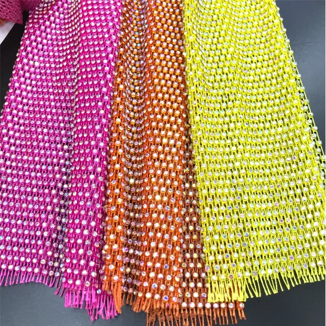 fashion ss6 Rhinestone mesh colorful plastic base fishnet elastic fabric crystal rhinestone mesh for wedding decor
fashion ss6 Rhinestone mesh colorful plastic base fishnet elastic fabric crystal rhinestone mesh for wedding decor