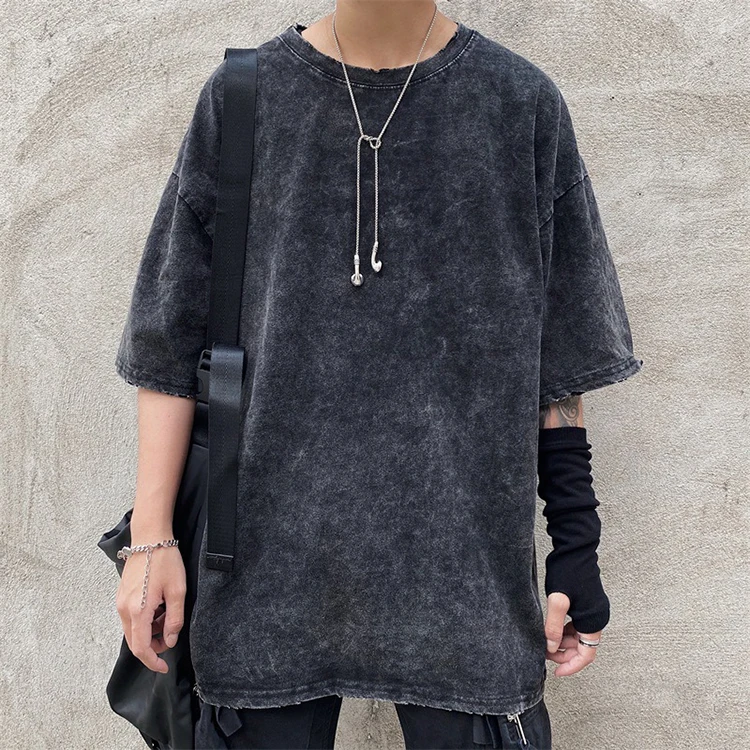 Custom Embroidery Logo High Quality Cotton Black Blank Plain Vintage Washed T Shirt Streetwear Men Oversize Acid Wash T-Shirt
Custom Embroidery Logo High Quality Cotton Black Blank Plain Vintage Washed T Shirt Streetwear Men Oversize Acid Wash T-Shirt