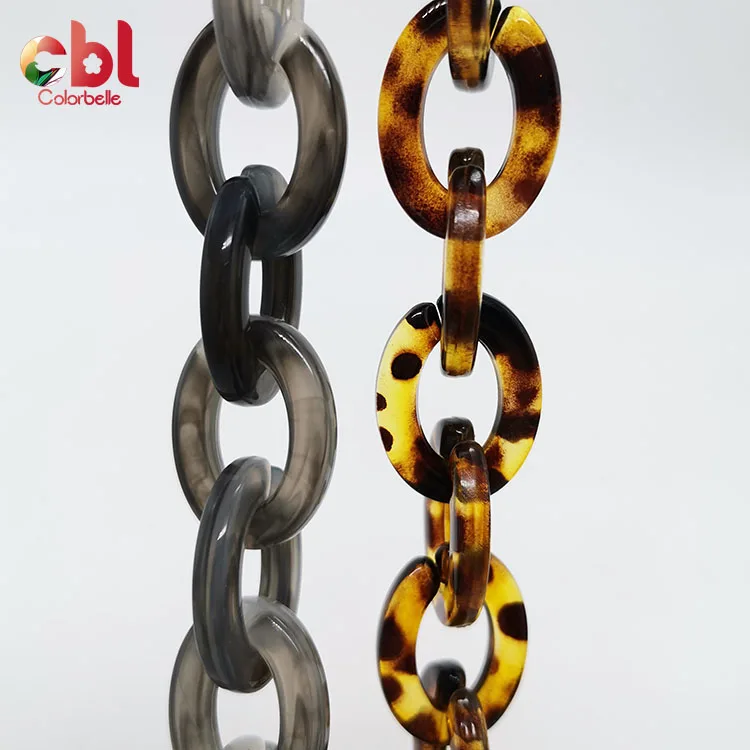 2020 new acrylic chain handbag accessories plastic chain ,high quality acrylic link chain, Customized color
2020 new acrylic chain handbag accessories plastic chain ,high quality acrylic link chain, Customized color
